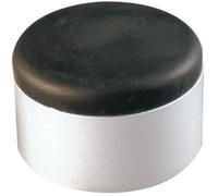 Vachette Fermaporta per cavalletto 4126 - Uso su porta interna, buona forza di ritenuta, corpo in acciaio inox, nastro ammortizzatore in elastomero che assorbe gli urti, installazione a parete, colore