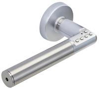 Vachette - Set di 2 maniglie per porta con codice elettronico codice handle-color argento - Mano. Sinistra -