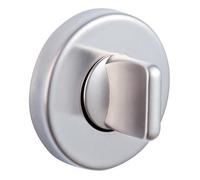 Vachette Set di rosette di funzione Linox e Ovalis - a condanna per porta del WC e bagno, diametro 52 mm, interasse 38 mm, fissaggio invisibile - in acciaio, garanzia 2 anni, finitura in acciaio inox