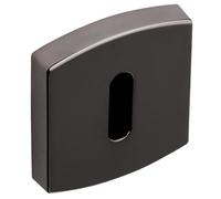 Vachette Set di rosoni quadrate Muze, scult, chiave Artis I porta d'ingresso a cilindro - 52 x 56 mm e fissaggio invisibile - Materiale Zamak resistente alla corrosione - Garanzia 10 anni - Finitura
