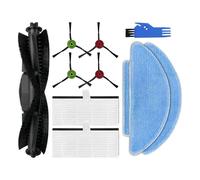 VACKING Ricambi compatibili per Tikom L9000, per Lubluelu SL60D, per HONITURE Q6 SE, per accessori Laresar L6 Nex, 1 spazzole principali, 4 spazzole laterali, 2 filtri HEPA, 2 Mop Pads