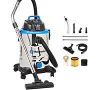 Vacmaster VQ1530SFDC 1500W 30L Aspiratori Solidi e Liquidi, Inossidabile, Funzione Soffiante, Aspirapolvere Aspiratori industriali