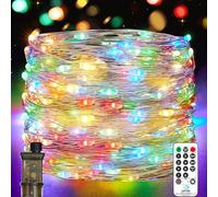 Vacoulery Stringa Luci LED, 18M 150LEDs Luci Fatate Impermeabile, 8 Modalità Lucine LED Decorative con Spina, Filo Luci LED per Natale, Halloween, Matrimonio, Feste, Decorazioni Interne ed Esterne