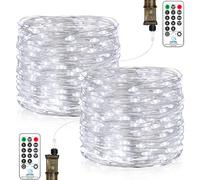 Vacoulery Stringa Luci LED, 18M 150LEDs Luci Fatate Impermeabile, 8 Modalità Lucine LED Decorative con Spina, Filo Luci LED per Natale, Halloween, Matrimonio, Feste, Decorazioni Interne Esterne