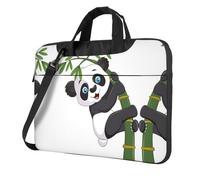 vacsAX Borsa per laptop da 15,6", con interno morbido, tasche multiple, ideale per uomini, viaggi e affari, Panda impertinente, 15.6 inch