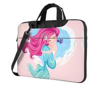vacsAX Borsa per laptop da 15,6", con interno morbido, tasche multiple, ideale per uomini, viaggi e affari, Sirena, 15.6 inch
