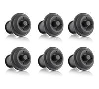 Vacu vin 6 pezzi-tappi per pompa a vuoto-grigio