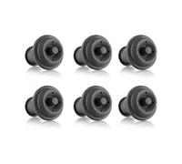 Vacu vin 6 pieces-caps for vacuum pump-gray