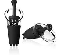 Vacu vin 6504606 Wine server/Stopper Combo, ABS, nero