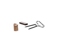 Vacu Vin 68405606 Levatappi a Strappo, Acciaio, Marrone/Argento, 11x6.5x1 cm