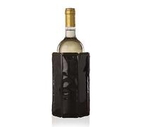 Vacu Vin Raffreddatore per Vino Flessibile - Riutilizzabile - Nero - Glacette per Bottiglie Standard - Raffreddamento Efficiente