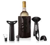 Vacu Vin Set di 6 vini originali Plus, standard, nero
