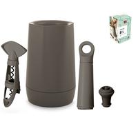 Vacu Vin Set vino Host 4 pezzi colore grafite