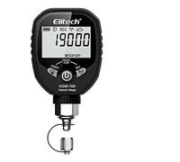 Vacuometro digitale wireless Elitech VGW-760 (campo di misura: da 0 a 19000 micron) con avvisi tramite app per i settori HVAC, petrolifero e idrico, impermeabile IP65