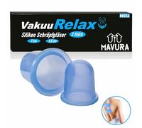 VacuRelax - Set di coppette in silicone, per massaggiare, coppettazione, massaggio sottovuoto, 2 pezzi
