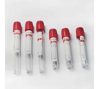 Vacutainer provetta con Attivatore per siero, tappo rosso 16 * 100mm, 10ml, confezione da 200pz