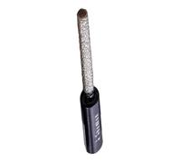 Vacuum Brazed Emery Drill Bit M10 Thread 6-12mm for Angle Grinder, Dry Drill Bit for Hard Surfaces: Granite, Marble, Masonry, Concrete, Tile, Glass(8mm)