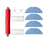 Vacuum Cleaner Accessories Main Brush Cover Hepa Filter Mop Pad Spare Parts, Compatible For Roborock S7 S70 S7Max(9 As shown-W)