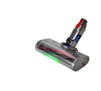 Vacuum Cleaner Floor Brush Head，Compatible for Dyson V7 V8 V10 V11 V15 ， with Green LED Lights for Carpets and Hard Floors