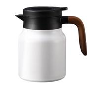 Vacuum Coffee Caraffa, Insulated Teapot, 1 l portatile Thermal Coffee Caraffe, Hot Water Pitcher with Vacuum Insulation, Coffee Pot with Intelligent Temperature Display for Hot & Fredd Drinks