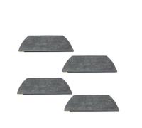Vacuum Mop Replacement Pads, Compatible For Shark RV2820AE/2820YE/AV2800ZE Detect Pro, Self-Empty Robot Vacuum.(4 Pcs)