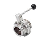 Vacuum Sanitari A Farfalla Valvole In Acciaio Inox Spegnimento Di Fiumi 1 5 Pollice Morsetto In Acciaio Inox Clip Farfalla