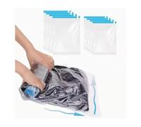 vacuum seal bags, Sacchetti sottovuoto for viaggi e compressione, salvaspazio, riutilizzabili, for bagagli, crociere, pieghevoli, organizer for oggetti essenziali, anti-perdita(5pcs Bags,50x70cm)