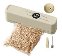 Vacuum Sealer Machine - 1200 mAh ricaricabile Air Sealing System, ABS Food Saver with High-Efficiency Pump, Portable Vacuum Sealer for Dried Fruit, Meat, Seafood, Chicken, Bread, Biscotti, Kitchen