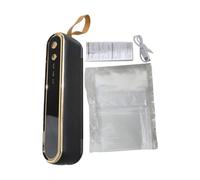 Vacuum Sealer - Portable Cordless Machine, Automatic Sealing Supply, Ten Bag Set, Home Picnic Storage Hardware, Meat Preservation Tool, Travel Jar Container Accessory, Canning Media Component