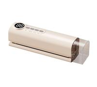 Vacuum Sealing Machine, Handheld Food Sealer, Automatic Air Removal System, Portable Design, Meal Prep Packing for Snacks, Meat, Leftovers, Freezer or Kitchen Use, 19,4 x 5,3 x 4,4 cm