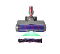 vacuum, Set di testine a rullo morbido, compatibili con le parti dell'aspirapolvere Dyson V7 V8 V10 V11 V15 con spia verde antipolvere,for Hardwood Floor & Carpet and Rug