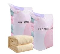 Vacuum Storage Bags For Clothes | Vacuum Sealed Bags | Space Saving Air Tight Compression Storage B́ags | For Clothes, Bedding, Travel, Dorm, Luggage, Apartment, RV, Wardrobe, Home, Closet