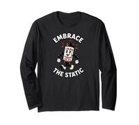 Vacuum Tube Audiophile Vintage Embrace The Static Art Maglia a Manica