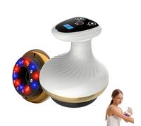 Vacuvia - Massaggiatore anticellulite, 2 in 1, per terapia della luce a LED e vibrazioni, strumento elettrico per massaggio completo del corpo, con 9 livelli di intensità regolabili, per braccia