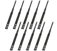 VADANIA Guide per Cassetti Standard con Cuscinetti a Sfera 350mm, Estensione completa, Montaggio Laterale, Metallo Nero #A45, 5 Paio