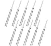 VADANIA VA1045 Guide per Cassetti Standard con Cuscinetti a Sfera 600mm, Estensione completa, Montaggio Laterale, Bianco Argento, 5 paio