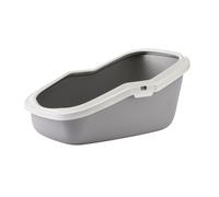 Vadigran lettiera per gatti con bordo "Aseo" 56 x 39 x 27,5 cm grigio
