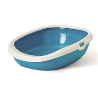 Vadigran lettiera per gatti "Gizmo Large" 52 x 39,5 x 15 cm blu / bianco