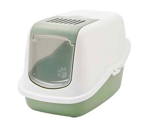 Vadigran lettiera per gatti "Nestor" botanico verde 56 x 39 x 38,5 cm