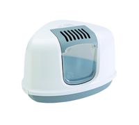 Vadigran lettiera per gatti "NESTOR CORNER" 58,5 x 45,5 x 40 cm grigia / bianca