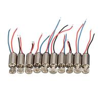 Vadillo 10Pcs mini telefono cellulare vibrazione motore vibratore 4x8mm DC 1.5-3V RC giocattoli