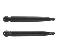 Vadillo 2 bastoncini tradizionali per massaggio ai piedi, per rilassare i piedi, per riflessologia, colore: nero