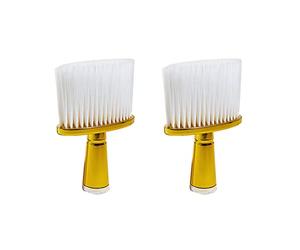 Vadillo 2 spazzole morbide per capelli, per collo e viso, per parrucchieri, per parrucchieri, saloni di parrucchiere, strumenti per parrucchieri, colore