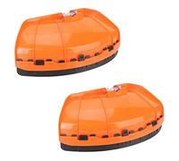 Vadillo 2X Scudo Universale per Decespugliatore Protezione per Falciatrice da Giardino Copertura in Plastica Leggera per Tagliaerba per 26 mm / 28 mm
