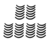 Vadillo 36 pezzi di gomma nera strumento trucco piegaciglia cuscinetti di ricambio per Lady