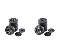 Vadillo 8 Pezzi 12mm Hex 65mm Pneumatici Ruota in Gomma per XV-01 TT-01 TT-02 LC Racing PTG-2 WR8 1/10 RC Auto,3