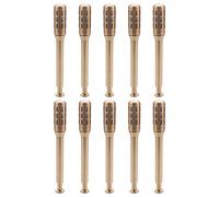 Vadillo Set di 10 rulli per terapia agopuntura, massaggio, meridiano, moxibustione, in rame, mini bruciatori di artemisia