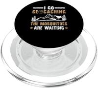 Vado Geocaching Le zanzare stanno aspettando Geocache PopSockets PopGrip per MagSafe