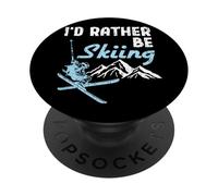 Vado piuttosto a sciare PopSockets PopGrip Adesivo