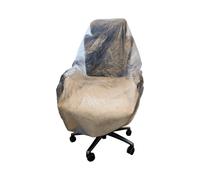 VADO VLTRA Protezione per divano in plastica, trasparente, impermeabile, antipolvere, con fascia elastica per letto, divano, poltrona, copertura per mobili per traslochi, decorazione d'interni (240 x